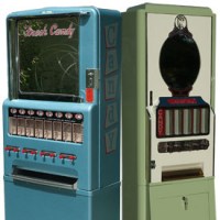 Antique Classic Vintage Candy Vending Machines