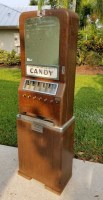 Reproduction National 6 Selection Candy Machine Cabinet Base