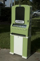 Vintage National 9 Selection Candy Machine