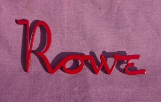 Rowe Vendor Logo - Gloss Red